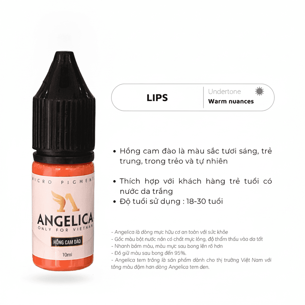 Mực Angelica - Cam Đào