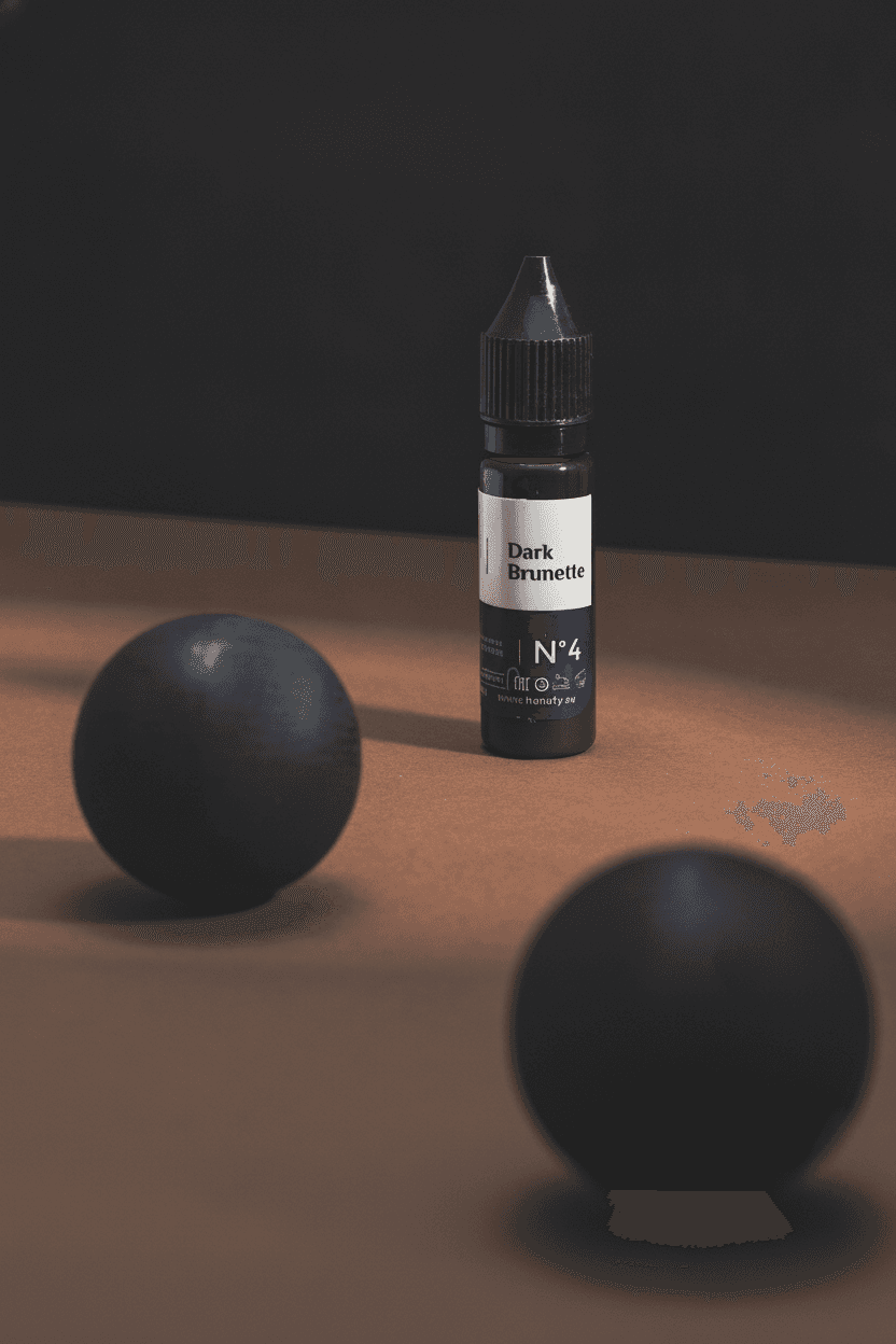 Mực Hanafy - N4 Dark Brunette - Nâu Đen