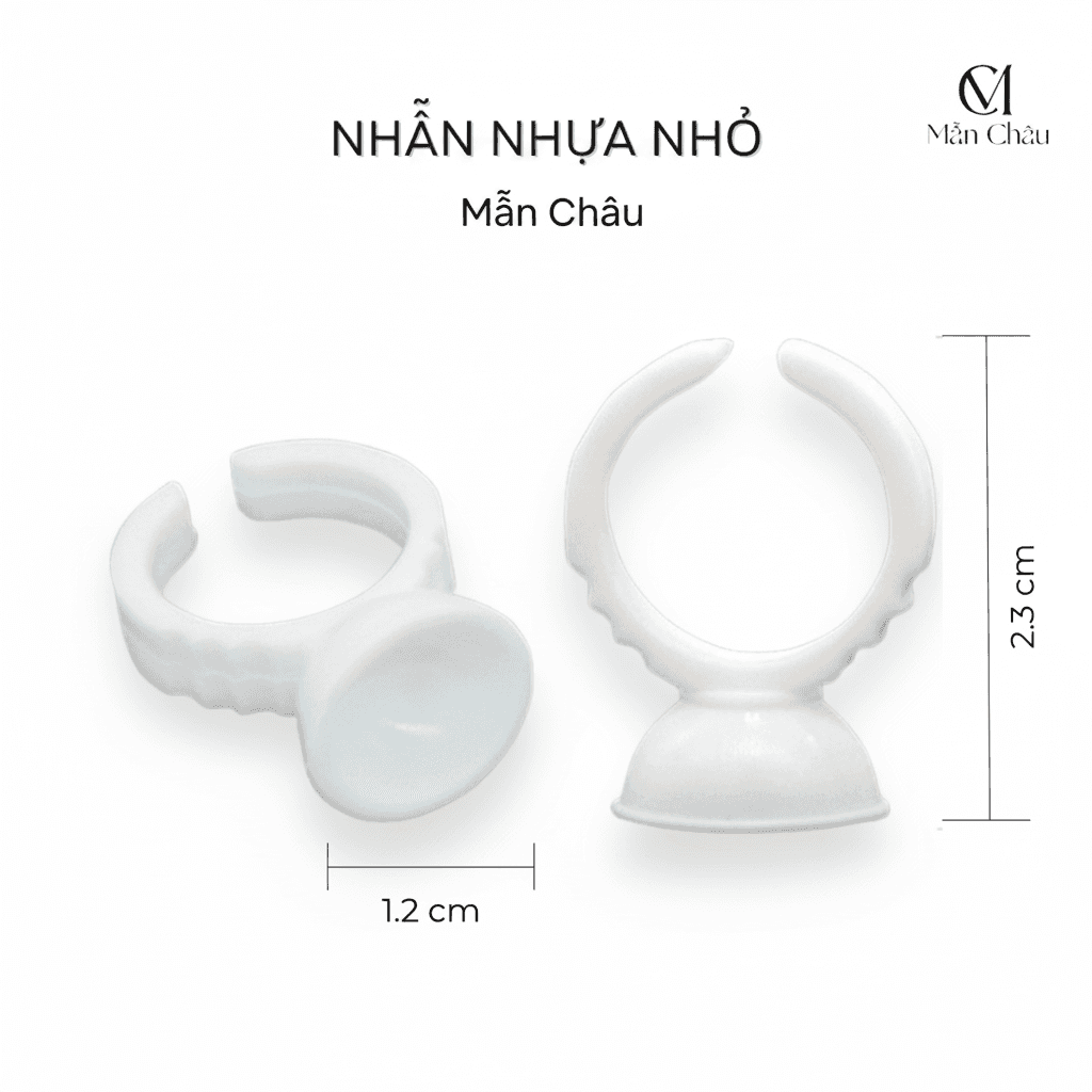 Nhẫn Đựng Mực - Nhẫn Nhỏ 2 ngăn