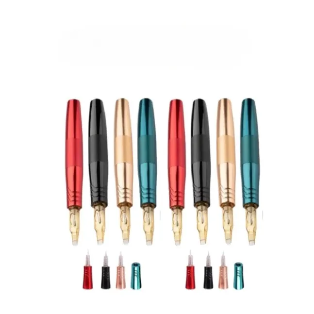 Máy Pen phun xăm môi mini 5.0 2 đầu xăm hình,Dùng được 4 loại kim Pearl Charmant Pen Cấy Phấn_P08