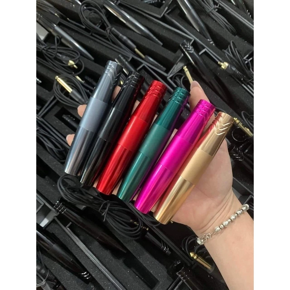 Máy Pen phun xăm môi mini 5.0 2 đầu xăm hình,Dùng được 4 loại kim Pearl Charmant Pen Cấy Phấn_P08