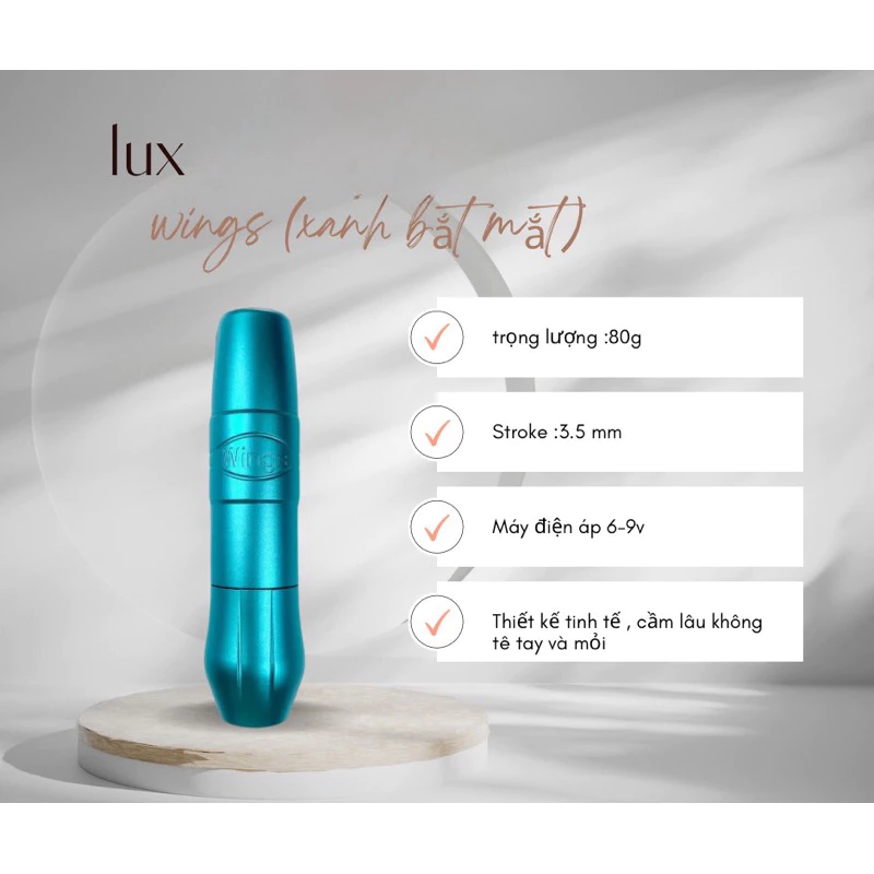 Máy phun xăm pen wings, chuyên sử dụng trong phun xăm thẩm mỹ và tattoo
