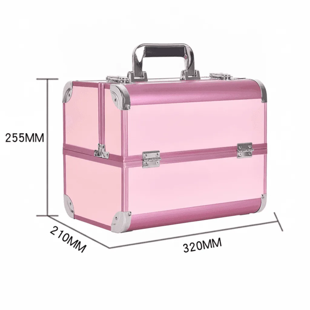 Cốp inox Hồng viền hồng