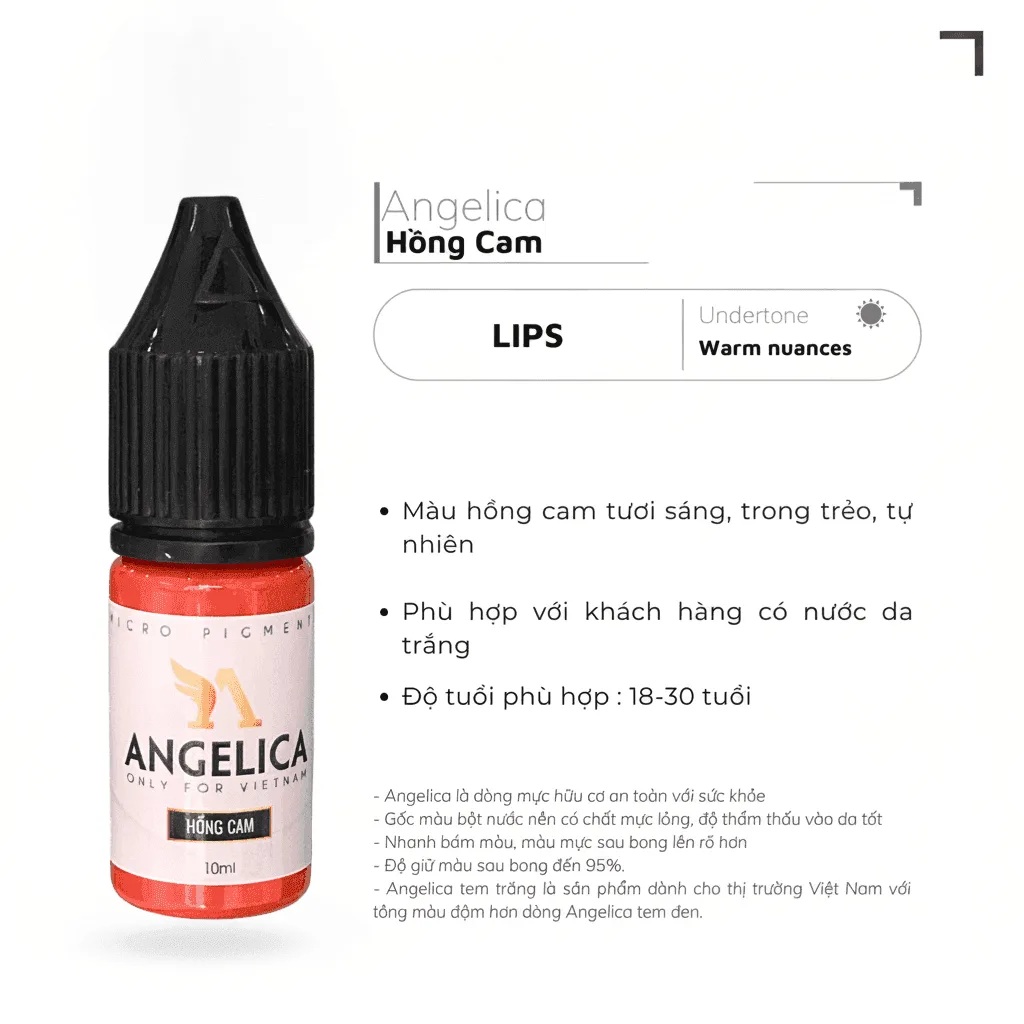 Mực Angelica - Hồng Cam