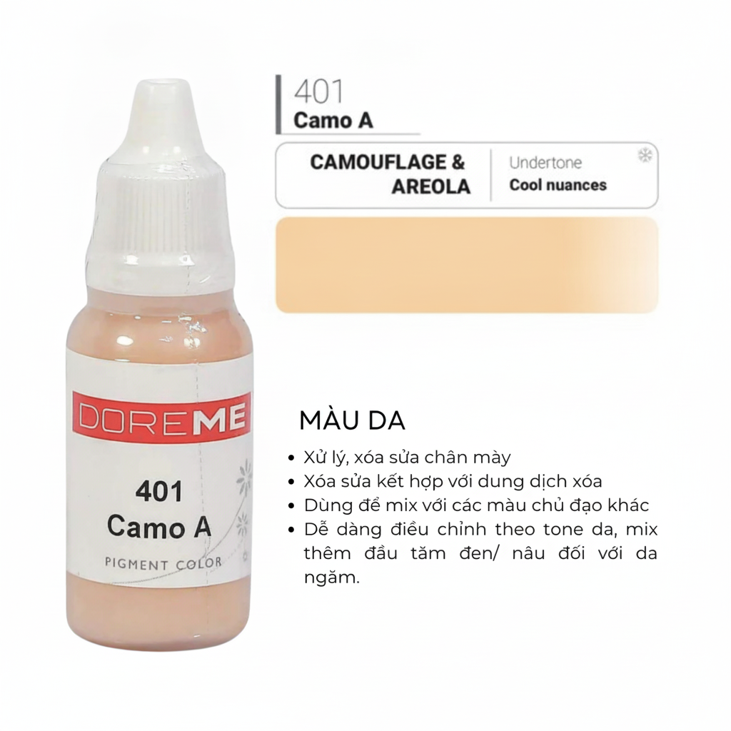 Mực Doreme - 401 Camo A - Màu Da