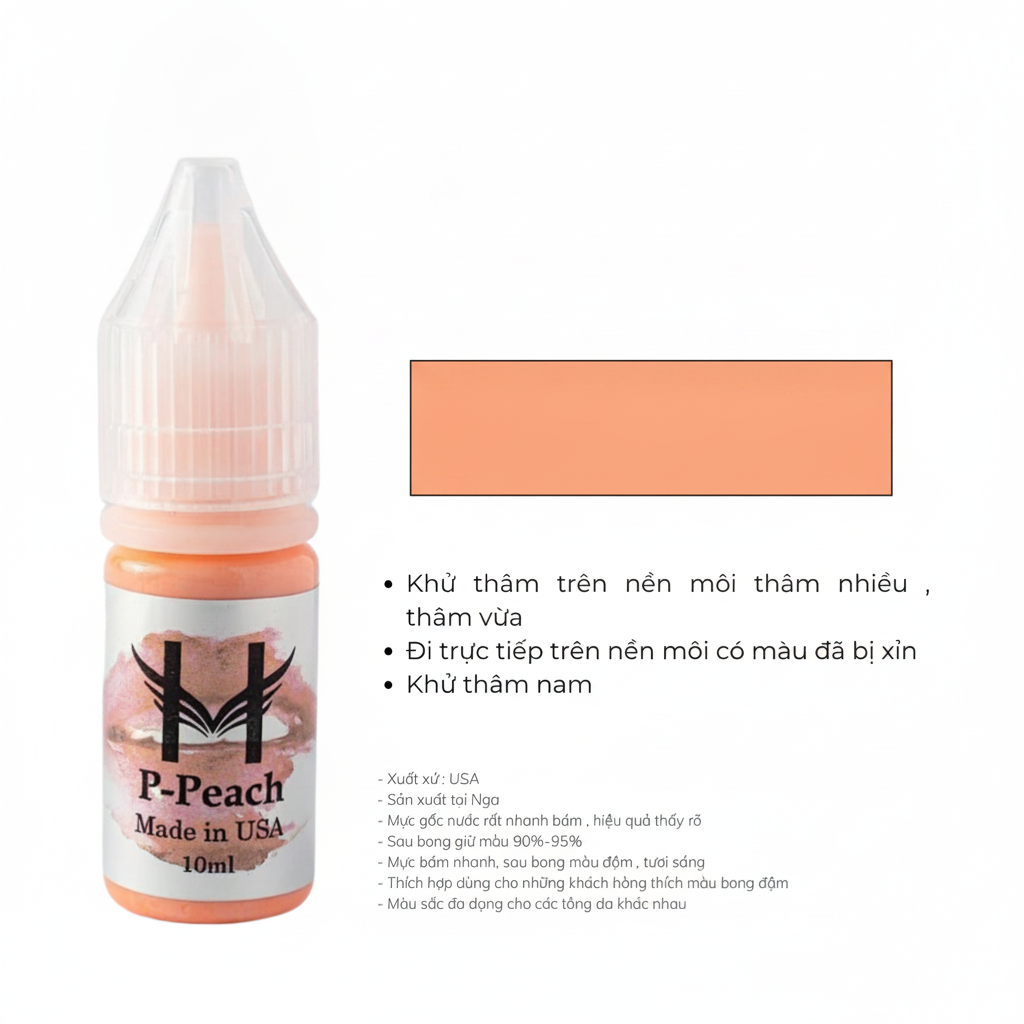 Mực Hoa Đào - Peach - Hồng Cam Sữa