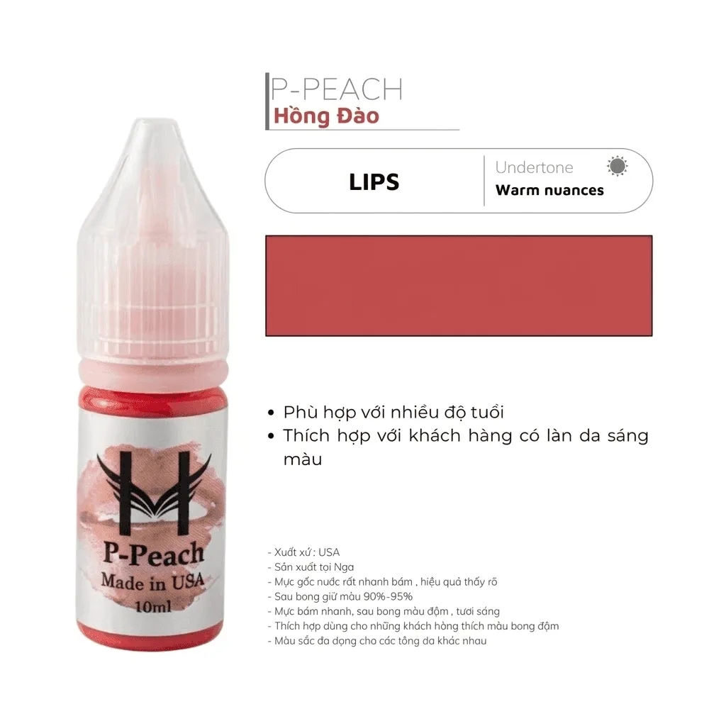 Mực Hoa Đào - Peach - Hồng Đào