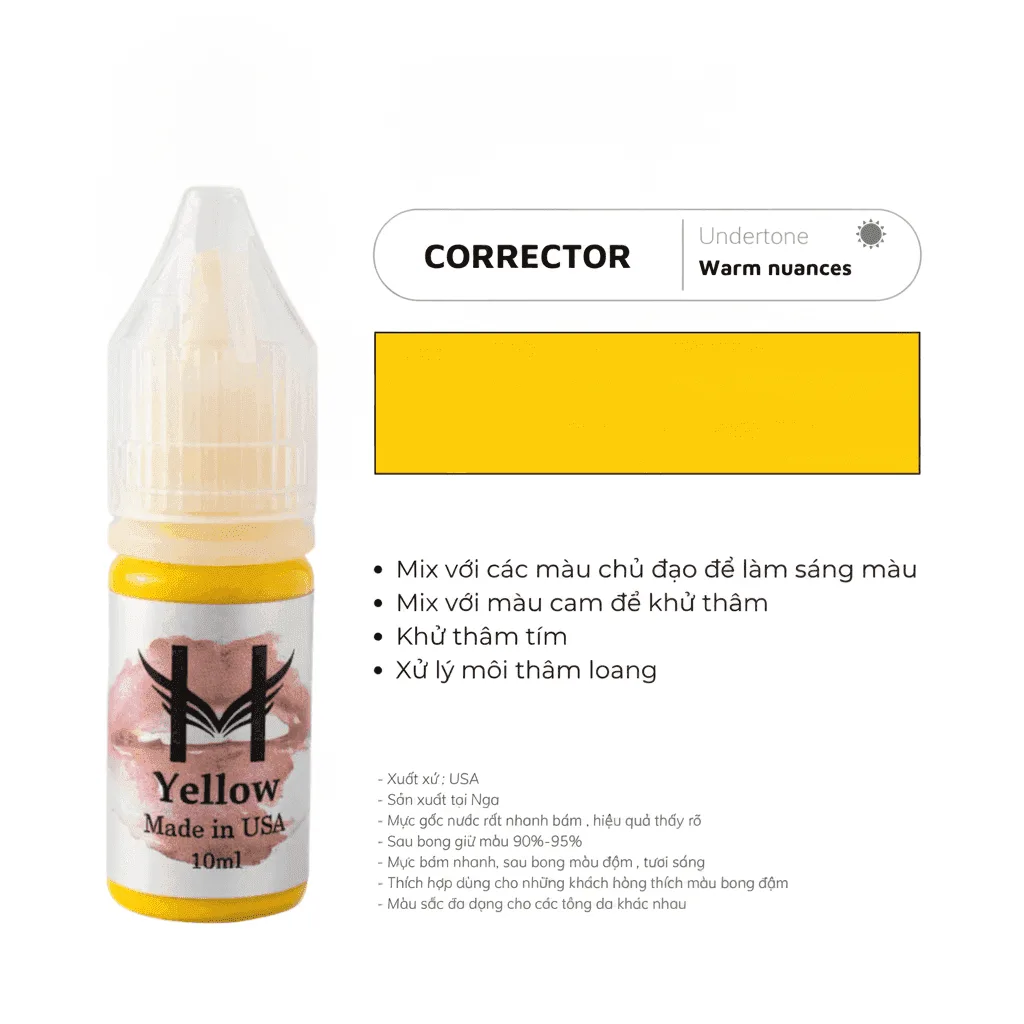 Mực Hoa Đào - Yellow - Vàng Chanh