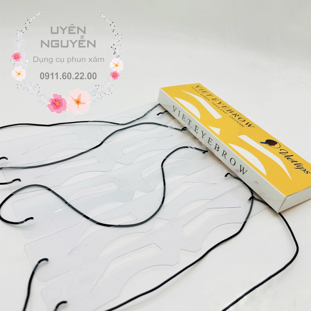 Bộ khuôn mày Vietlips 5 dáng