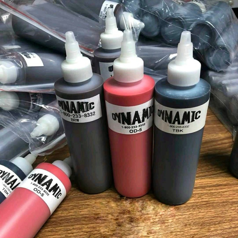 Mực Tập DYNAMIC_ Mực Tập Phun Xăm Chai lớn 240ml / Dcpx Uyên Nguyễn