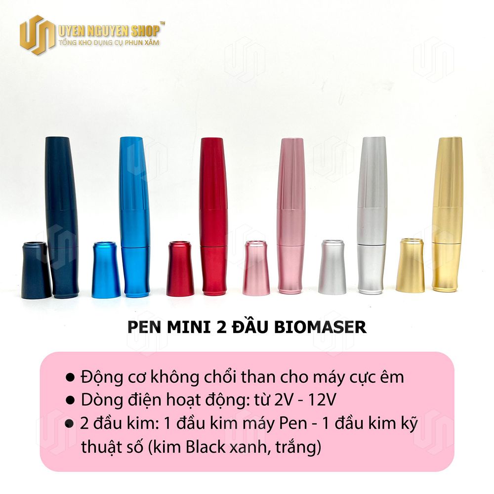 Máy Pen Mini 2 đầu hãng Biomaser siêu xịn