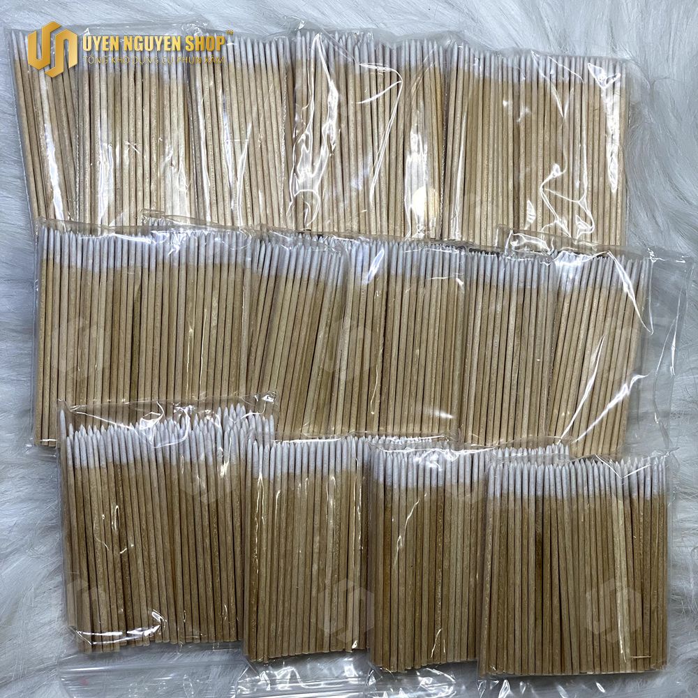 Tăm Tre Vét Mực / dụng cụ phun xăm DCPX Uyen Nguyen