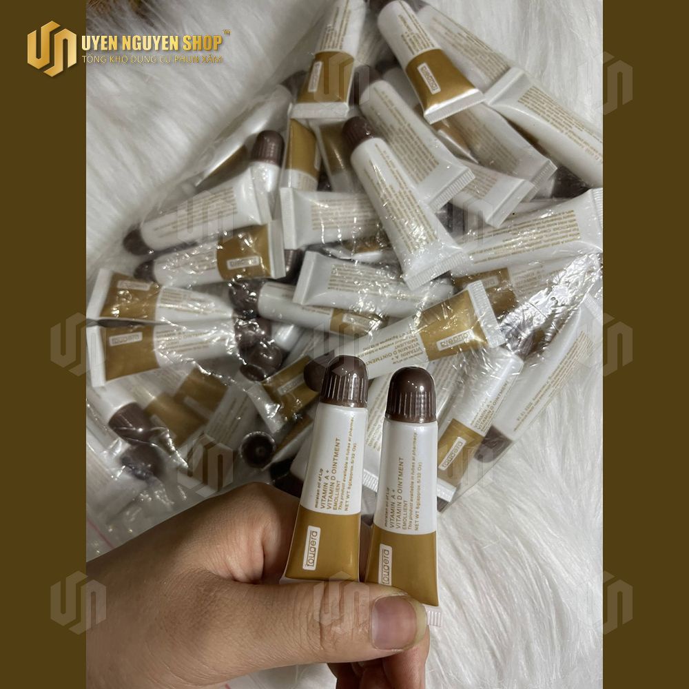 Dưỡng tuýp Vitamin (10 tuýp) _dụng cụ phun xăm DCPX Uyen Nguyen